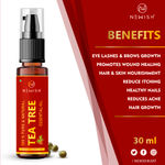 Buy Newish® Tea Tree Essential Oil for Skin Acne, Anti fungal oil, Hair, Aromatherapy 30ml (Pack of 2) - Purplle