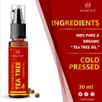 Buy Newish® Tea Tree Essential Oil for Skin Acne, Anti fungal oil, Hair, Aromatherapy 30ml (Pack of 2) - Purplle