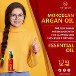 Buy Newish® Moroccan Argan Oil for Hair and Face 30ml (Pack of 2) - Purplle