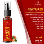 Buy Newish® Moroccan Argan Oil for Hair and Face 30ml (Pack of 2) - Purplle
