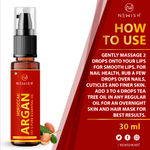 Buy Newish® Moroccan Argan Oil for Hair and Face 30ml (Pack of 2) - Purplle