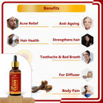 Buy Newish® Pure & Natural Clove Oil for Teeth Pain, Skin & Hair 30ml - Purplle
