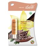 Buy Iba Pure lips Moisture Rich Lip Balm - Cocoa Vanilla, 4.5 g | For Pigmented, Dry Damaged & Chapped Lips | Enriched with Cocoa Butter, Shea Butter l Glossy Finish| 100% Natural, Vegan & Cruelty-Free - Purplle