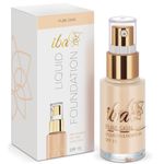 Buy Iba Pure Skin Liquid Foundation - Snow White, 30 ml | Full Coverage l Long Lasting | Lightweight l Oil Free Matte Finish | SPF 15 | Vegan & Cruelty Free - Purplle