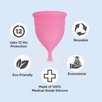 Buy Pee Safe Reusable Menstrual Cup (Large) - No leakage,Rash-Free & Upto 12 Hours protection - Purplle