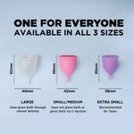 Buy Pee Safe Reusable Menstrual Cup with Medical Grade Silcone for Women - Small - Purplle