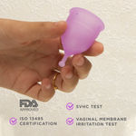 Buy Pee Safe Reusable Menstrual Cup with Medical Grade Silcone for Women - Small - Purplle