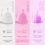 Buy Pee Safe Reusable Menstrual Cup with Medical Grade Silcone for Women - Small - Purplle