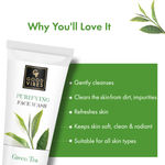 Buy Good Vibes Green Tea Purifying Face Wash (Tube) | Deep Cleansing, Prevents Acne | With Aloe Vera | No Parabens, No Mineral Oil, No Animal Testing (120 ml) - Purplle
