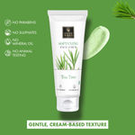 Buy Good Vibes Tea Tree Softening Face Scrub in Tube | Anti-Acne, Oil Free Skin | No Parabens, No Sulphates, No Mineral Oil, No Animal Testing (50 g) - Purplle