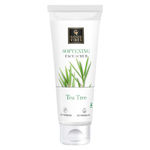 Buy Good Vibes Tea Tree Softening Face Scrub in Tube | Anti-Acne, Oil Free Skin | No Parabens, No Sulphates, No Mineral Oil, No Animal Testing (50 g) - Purplle