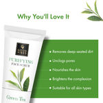 Buy Good Vibes Green Tea Purifying Face Scrub in Tube (50 g) - Purplle