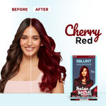 Buy BBLUNT Salon Secret Cherry Red, High Shine Creme Hair Colour 6.62. No Ammonia (100g+8ml) - Purplle