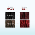 Buy BBLUNT Salon Secret Cherry Red, High Shine Creme Hair Colour 6.62. No Ammonia (100g+8ml) - Purplle