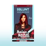 Buy BBLUNT Salon Secret Cherry Red, High Shine Creme Hair Colour 6.62. No Ammonia (100g+8ml) - Purplle