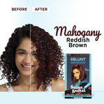 Buy BBLUNT Salon Secret High Creme Hair Colour Mahogany Reddish Brown - Purplle