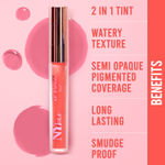 Buy NY Bae Lip & Cheek Tint | Long Lasting | Watery Texture | Semi Opaque Pigment Coverage | Smudge Proof | Hydrating - Pink Rose 02 (2.6 ml) - Purplle