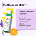 Buy Alps Goodness Lavender, Argan Oil & Vitamin E Hair Oil For Hair Shine & Nourishment (95 ml)| Lightweight Oil| Light oil for everyday use| Silicone Free, Sulphate Free, Mineral Oil Free, Vegan, Cruelty Free - Purplle