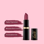 Buy Iba Pure Lips Moisturizing Lipstick Shade A40 Berry Blast, 4g | Intense Colour | Highly Pigmented and Creamy Long Lasting | Glossy Finish | Enriched with Vitamin E | 100% Natural, Vegan & Cruelty Free - Purplle