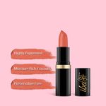 Buy Iba Pure Lips Moisturizing Lipstick Shade A55 Peach Sparkle, 4g |Vitamin E |  Vegan & Cruelty Free - Purplle