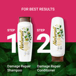 Buy Naturali Damage Repair Shampoo | With Moringa Oil & Avocado| Repairs Damage & Restores Shine | 80 Ml - Purplle