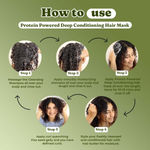 Buy Fix My Curls Protein Powered Deep Conditioning Mask With Amla, Quinoa, Avocado Oil, & Brown Algae Extract for Curly and Wavy Hair 300 gm - Purplle