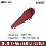 Buy INSIGHT COSMETICS 24 HRS NON TRANSFER MATTE LIPSTICK (LL-03)_LOOKING GOOD (18) - Purplle