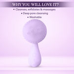 Buy Purplle Glitz Sonic Facial Cleanser | Face Appliance | Smoothening | Exfoliating | Portable | Removes dead skin cells | Multiple speeds 1 Pc - Purplle