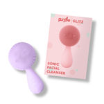 Buy Purplle Glitz Sonic Facial Cleanser | Face Appliance | Smoothening | Exfoliating | Portable | Removes dead skin cells | Multiple speeds 1 Pc - Purplle