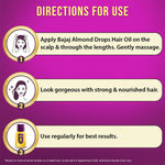 Buy Bajaj Almond Drops Hair Oil enriched with 6X Vitamin E, Reduces Hair Fall, 95 ml - Purplle