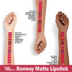 Buy NY Bae Argan Oil Infused Matte Lipstick Runway Range - First Look 1 (4.5 g) | Pink | Creamy Matte Finish | Enriched with Argan Oil | Rich Colour Payoff | Full Coverage | Long lasting | Smudgeproof | Weightless | Cruelty Free - Purplle