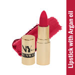 Buy NY Bae Argan Oil Infused Matte Lipstick Runway Range - First Look 1 (4.5 g) | Pink | Creamy Matte Finish | Enriched with Argan Oil | Rich Colour Payoff | Full Coverage | Long lasting | Smudgeproof | Weightless | Cruelty Free - Purplle