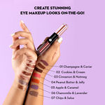 Buy SUGAR Cosmetics Two Good To Be True Dual Liquid Eyeshadow | Matte & Metallic | Smudgeproof & Transferproof | 03 Cinnamon & Nutmeg (1.5 ml Each Side) - Purplle