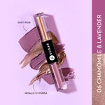 Buy SUGAR Cosmetics Two Good To Be True Dual Liquid Eyeshadow | Matte & Metallic | Smudgeproof & Transferproof | 06 Chamomile & Lavender (1.5 ml Each Side) - Purplle