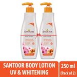 Buy Santoor UV Protection Body Lotion, 250 ml (Buy 1 Get 1) - Purplle