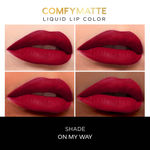 Buy Faces Canada Comfy Matte Lip Color | Hydrating | 10Hr Long Stay | Almond Oil | On My Way 01 3 ml - Purplle