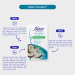Buy Nair Coconut Body Wax Strips 20 Strips - Purplle