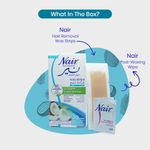 Buy Nair Coconut Body Wax Strips 20 Strips - Purplle