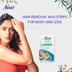 Buy Nair Coconut Body Wax Strips 20 Strips - Purplle