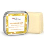 Buy Earth Rhythm Milk Protein Shampoo Bar | Strengthen Roots, Volumizes Hair, Stimulates Regrowth, Reduces Hairfall | for Volume & Bounce | Men & Women | With Tin - 80 G - Purplle