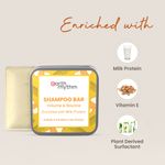 Buy Earth Rhythm Milk Protein Shampoo Bar | Strengthen Roots, Volumizes Hair, Stimulates Regrowth, Reduces Hairfall | for Volume & Bounce | Men & Women | With Tin - 80 G - Purplle