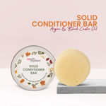 Buy Earth Rhythm Solid Conditioner Bar Argan & Black Castor Oil | Deep Conditions Hair, Balance scalp pH levels, Prevent Dryness, Boost Shine | for All Hair Types | Men & Women | With Tin - 80 G - Purplle