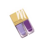 Buy MyGlamm 2IN1 Nail Paint-Wine Tasting -2X5ml - Purplle