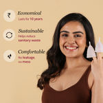 Buy Carmesi Menstrual Cup for Women | Large Size - With Free Pouch | Rash-Free, Itch-Free, Odour-Free | 8-10 hours of Leaks-Free Comfort | 100% Biocompatible Medical-Grade Silicone Cups - Purplle