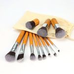 Buy Bronson Professional Bamboo Makeup Brush Set - 11 Pcs - Purplle