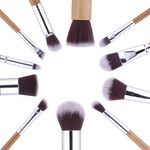 Buy Bronson Professional Bamboo Makeup Brush Set - 11 Pcs - Purplle