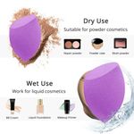 Buy Bronson Professional Beauty Blender Makeup Sponge- Purple,Shape may very - Purplle