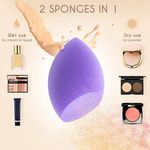 Buy Bronson Professional Beauty Blender Makeup Sponge- Purple,Shape may very - Purplle