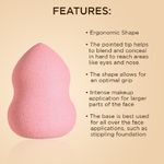 Buy Bronson Professional Beauty Blender Makeup Sponge- Peach - Purplle
