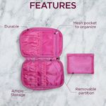 Buy Beautiliss Professional Multifunctional Cosmetic Organizer Makeup Pouch - Purplle